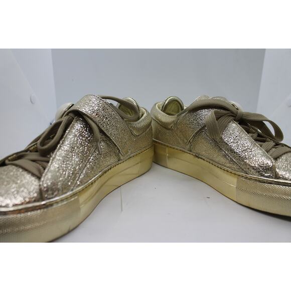 Nicholas Kirkwood Gold Pearlogy Platform Sneakers sz 6 M / 36 EU - Picture 4 of 6